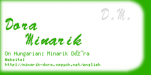 dora minarik business card